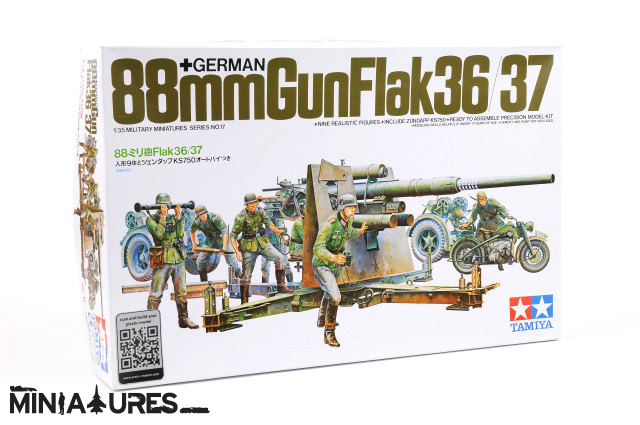 GERMAN 88mm GUN FLAK 36/37