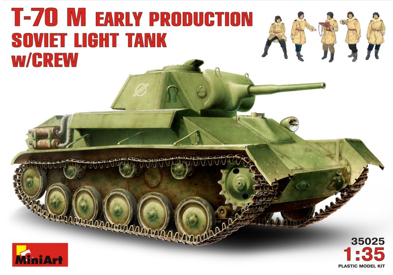 T-70 M Early production Soviet light tank w/Crew