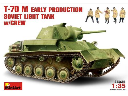 T-70 M Early production Soviet light tank w/Crew