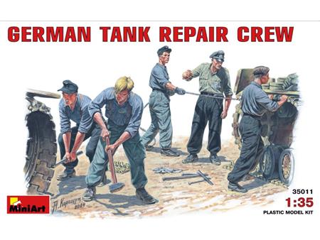 German Tank repair crew