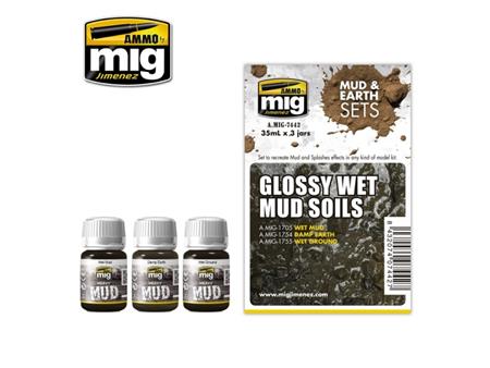 Glossy Wet Mud Soil