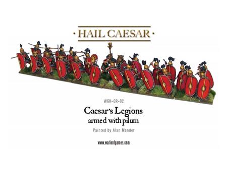 Caesar*s Legions armed with pilum