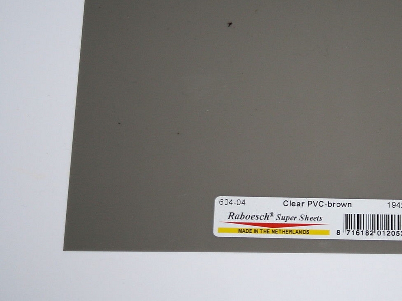 PVC prozorne plošče 194x320 mm (zatemnjene)
