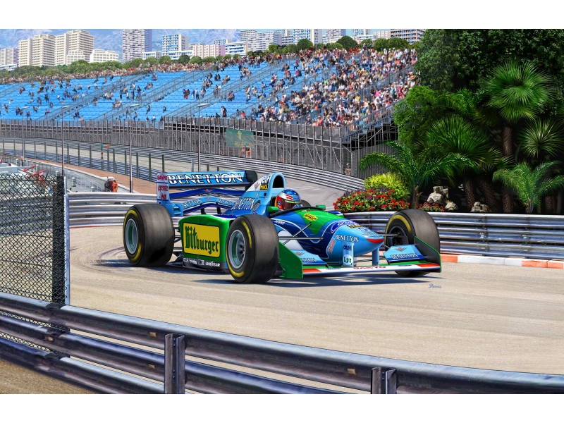 Maketa formule 25th Anniversery Benetton Ford B194 05689