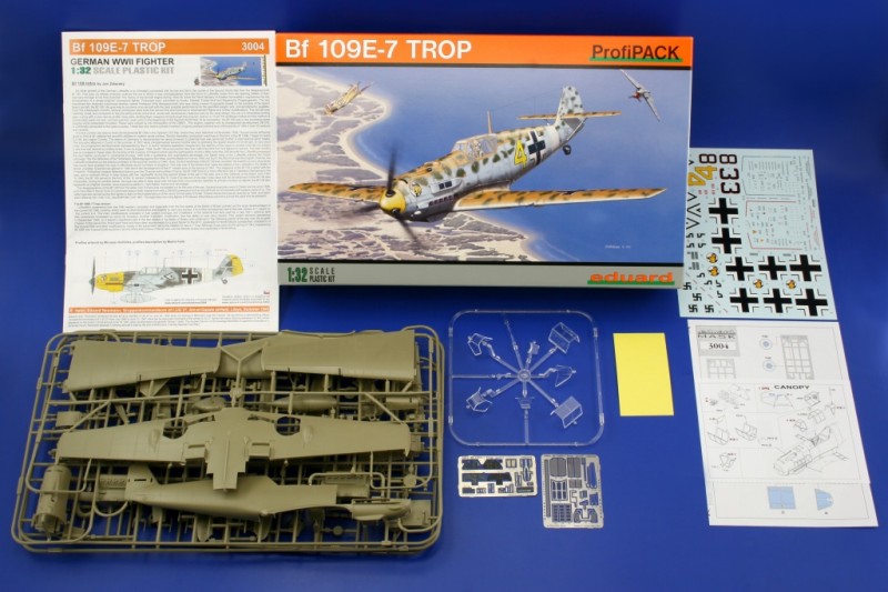 Bf 109E-7 TROP (Profi pack)
