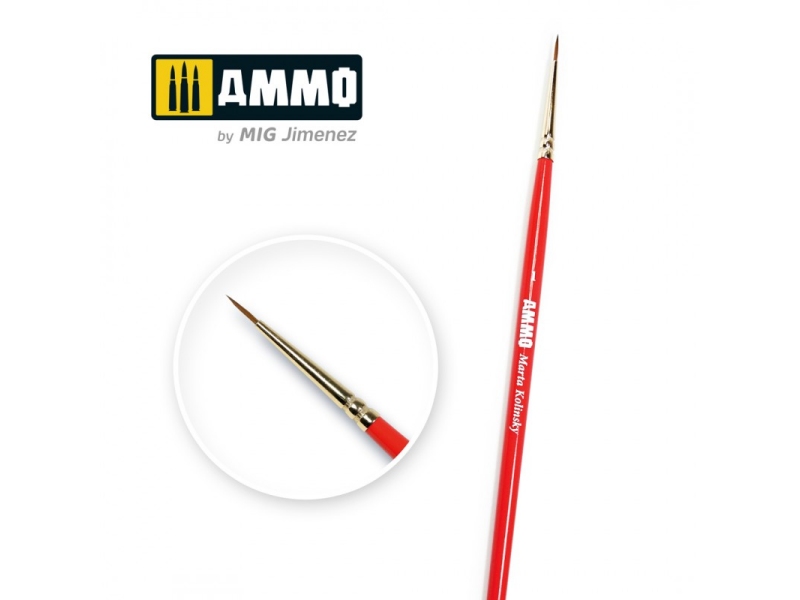 1 AMMO Marta Kolinsky Premium Brush