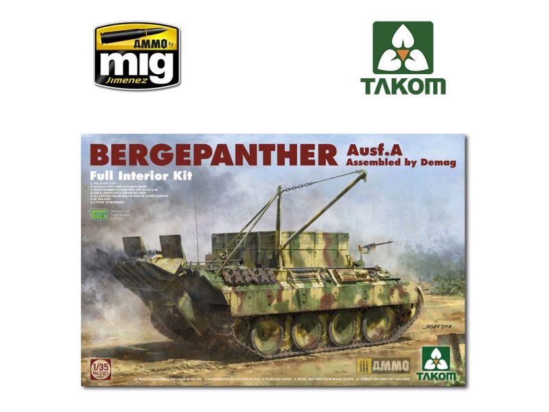 Bergepanther Ausf.D Umbau Seibert 1945 production w/ full interior