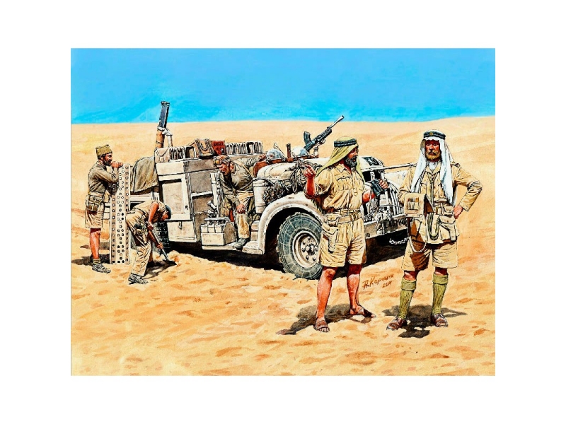 LRDG in North Africa (WW II.)