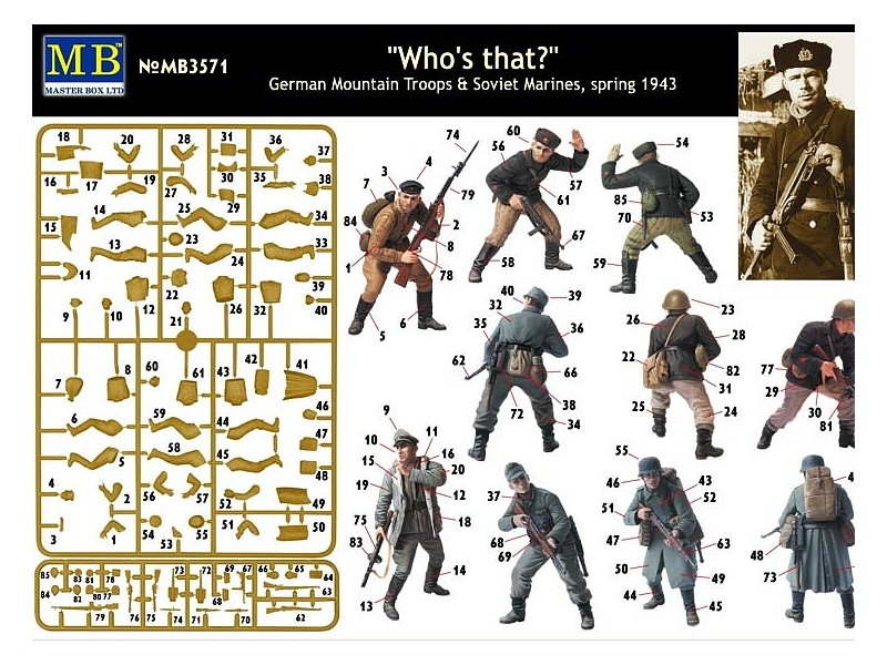 Nemški in Ruski vojaki (pomlad, 1943)