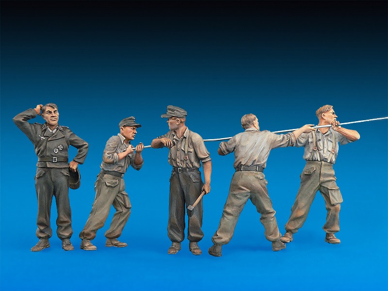 German Tank crew at work