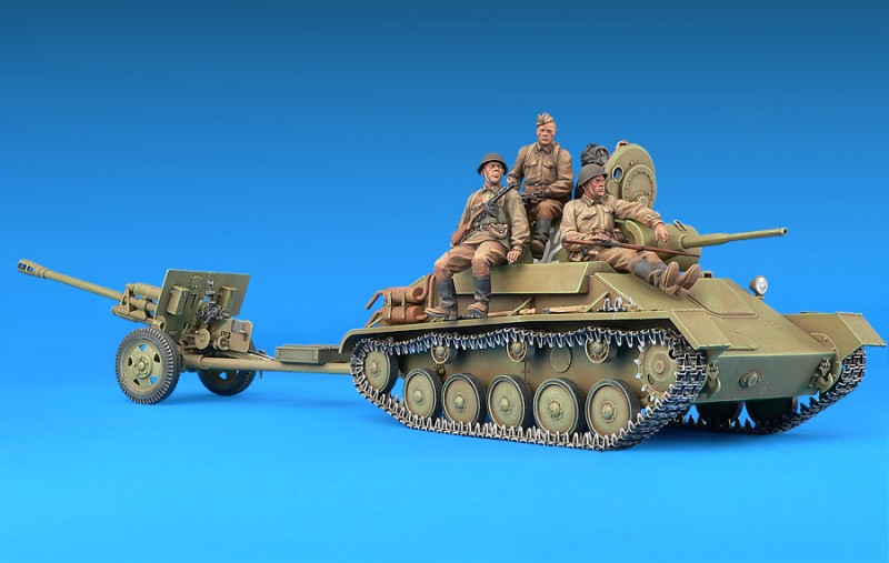 Soviet T-70M & ZIS-3 w/CREW