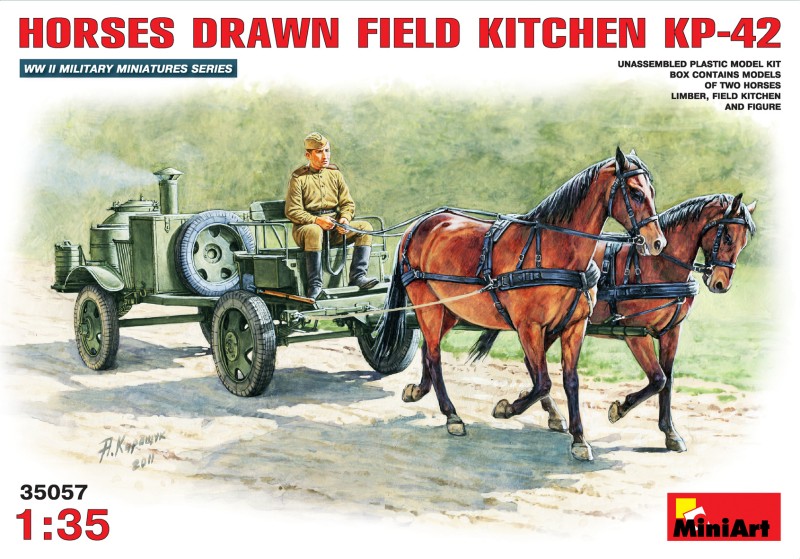 Horses drawn field kitchen KP-42