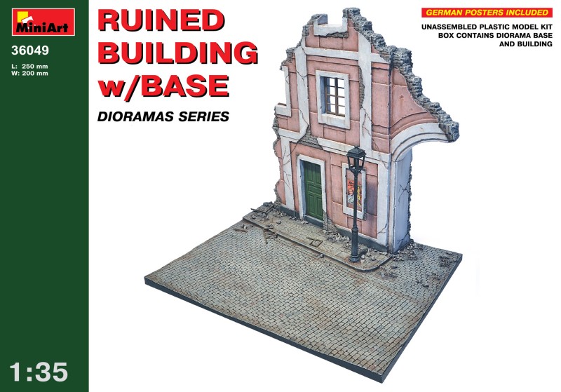 Ruined building w/base