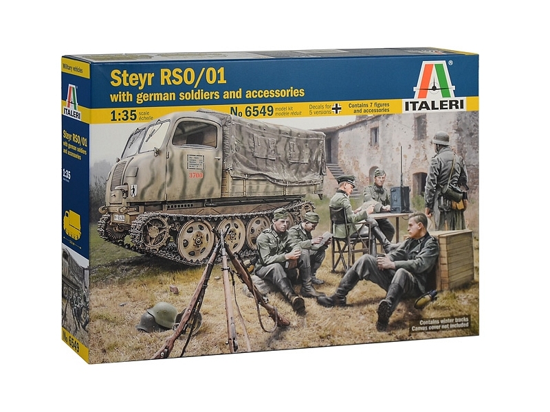 STEYR RSO/01 in Nemški vojaki