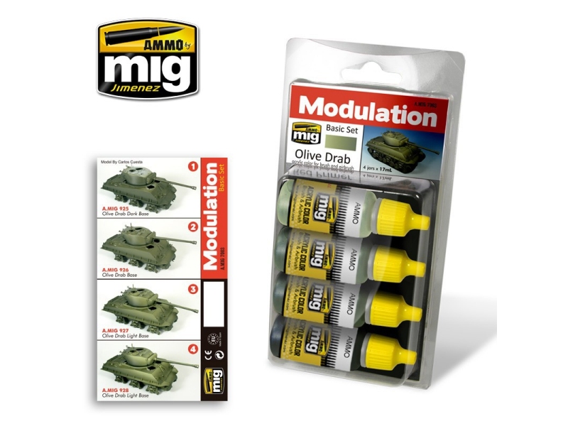 Set za modulacijo barv: Olive Drab