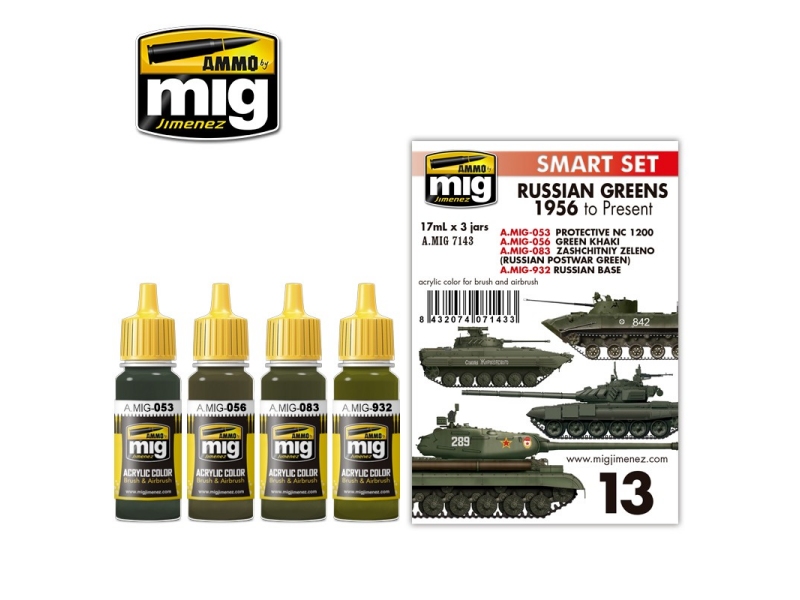 Russian Green 1956 to present