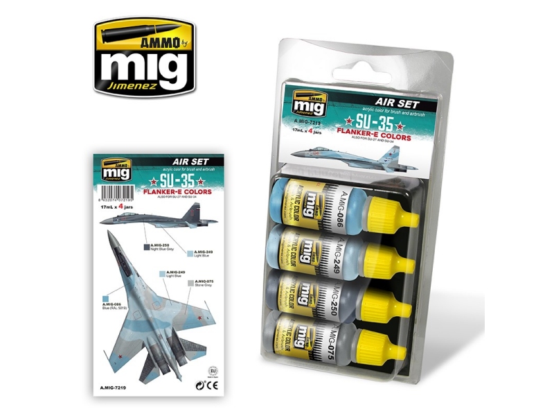 SU-35 Flanker-E colours