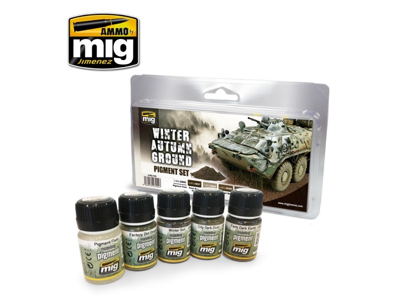 Komplet pigmentov: Factory dirt ground (Tovarniška umazana tla)