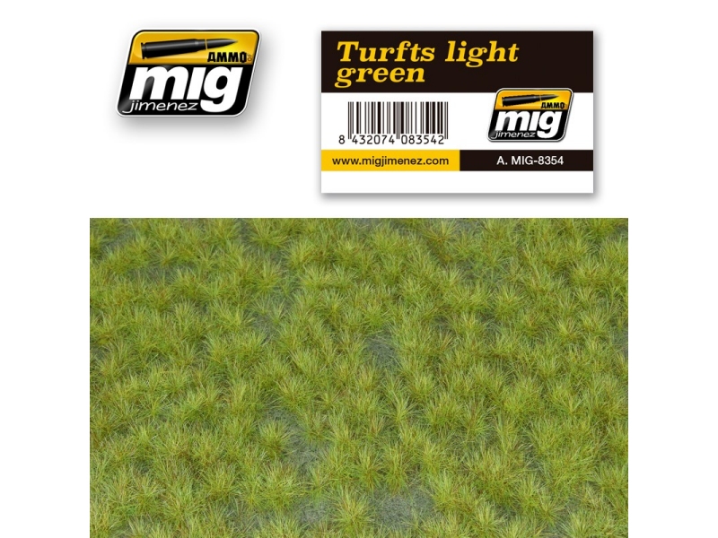 Turfts light green