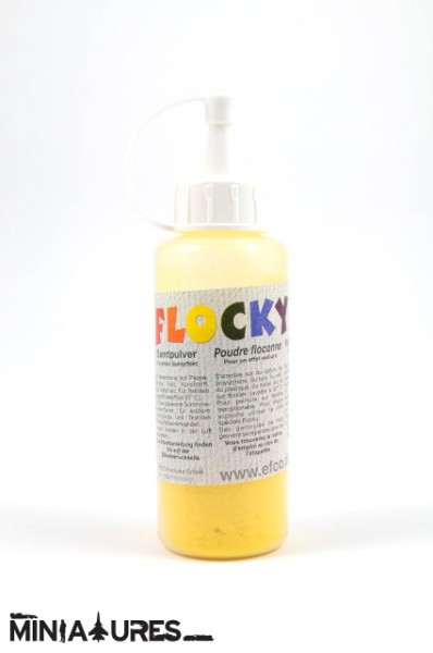 Žametni prah Flocky - rumen