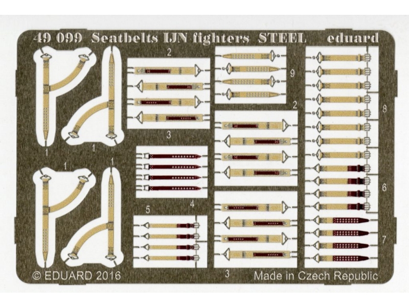 Varnostni pasovi za letala IJN fighters  1/48
