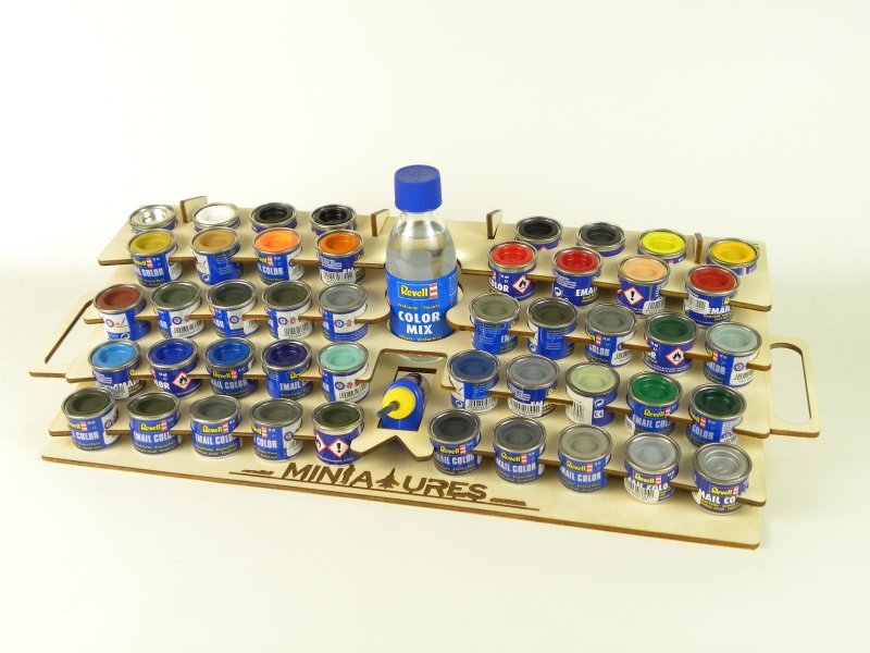 Stojalo za barve in pripomočke (Revell, Humbrol)