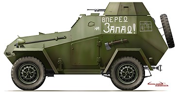 BA-64B Soviet armoured car w/CREW
