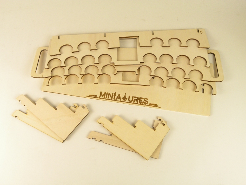 Stojalo za barve in pripomočke (Tamiya, Mr Hobby-Gunze)