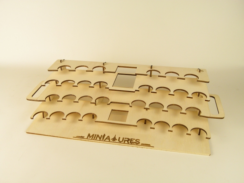 Stojalo za barve in pripomočke (Tamiya, Mr Hobby-Gunze)