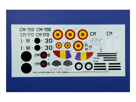 I-16 Type 10 Over Spain (Dual Combo/2 maketi v kompletu) Limited edition