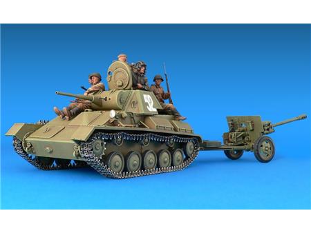 Soviet T-70M & ZIS-3 w/CREW