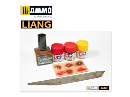 Splashes Blood Effects Airbrush Stencils