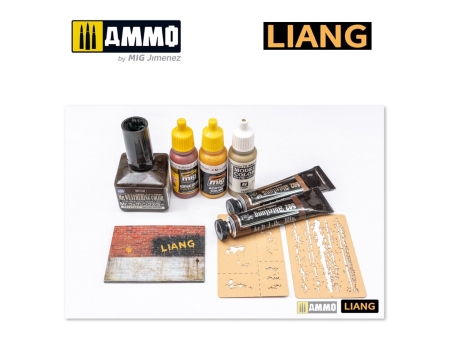 Chipping Effects Airbrush Stencils