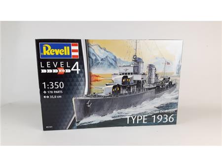 GERMAN DESTROYER TYPE 1936