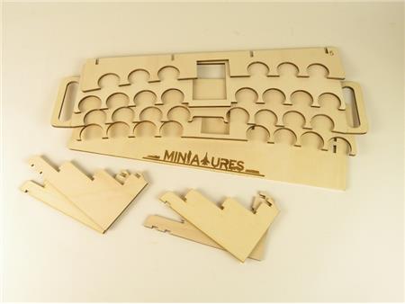 Stojalo za barve in pripomočke (Tamiya, Mr Hobby-Gunze)