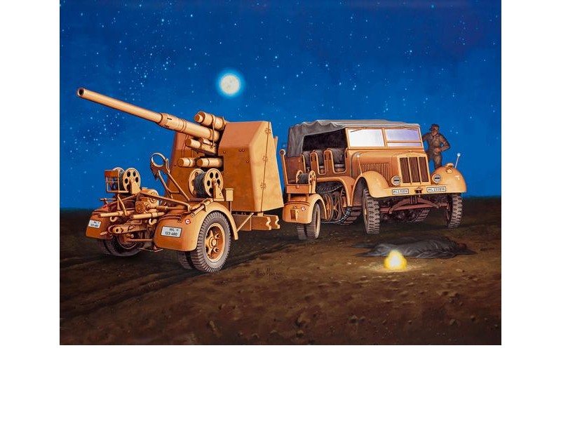 Sd.Kfz. 7 & 8,8 cm Flak 37