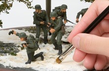 Barva za dioramo - snežen pršič, bela