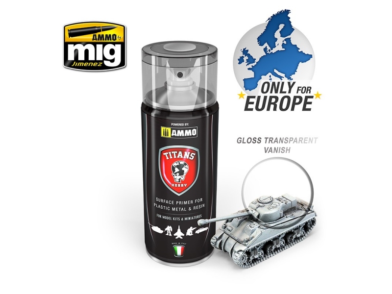 Svetleča prozorna temeljna barva v spreju