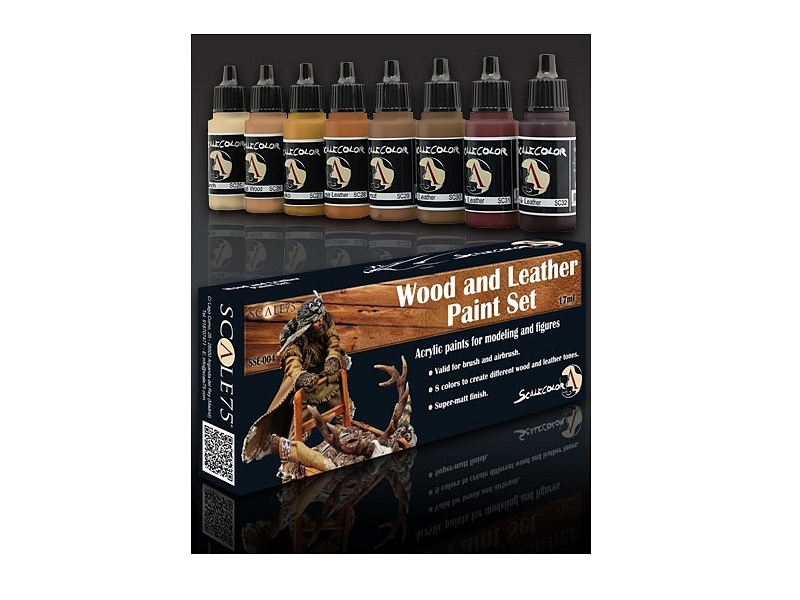 WOOD AND LEATHER PAINT SET