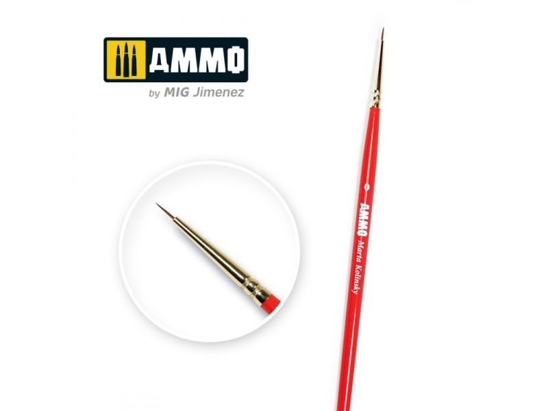 0 AMMO Marta Kolinsky Premium Brush