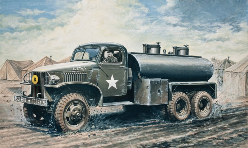 2,5 ton 6x6 Water Tank Truck D-DAY