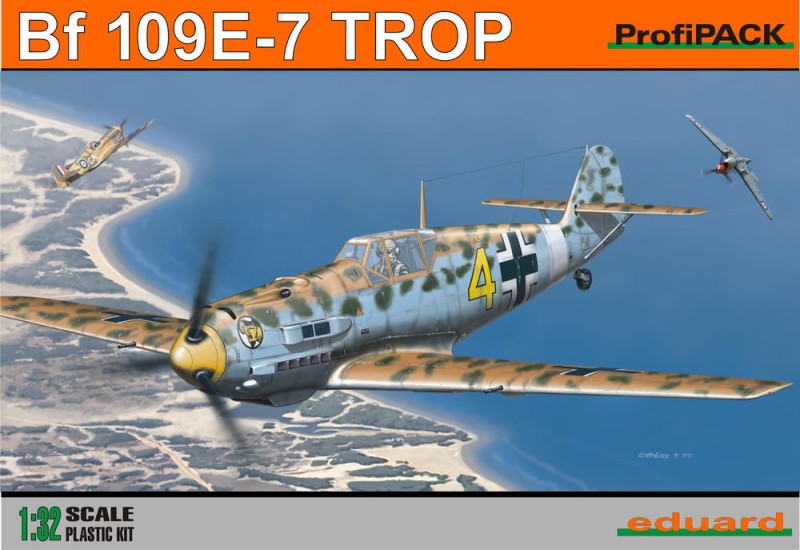 Bf 109E-7 TROP (Profi pack)