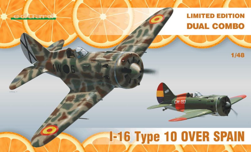 I-16 Type 10 Over Spain (Dual Combo/2 maketi v kompletu) Limited edition
