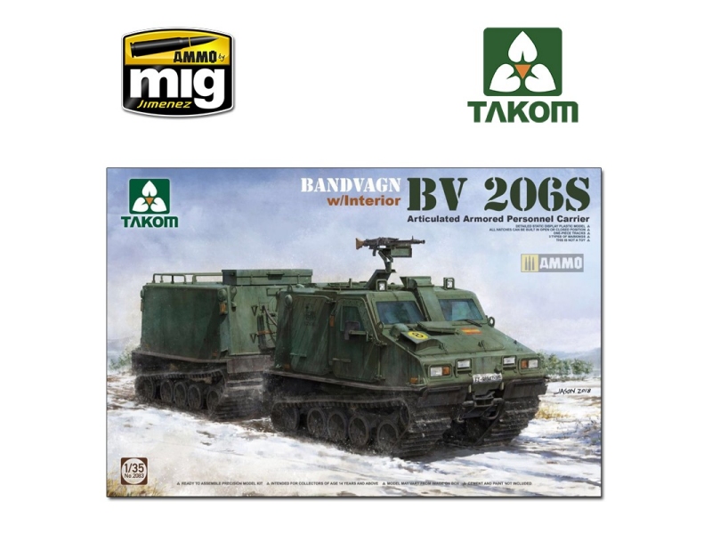 Bandvagn Bv 206S Articulated Armored Personnel Carrier