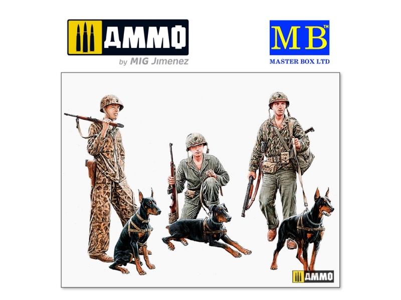 Psi na služenju in Ameriški vojaki
