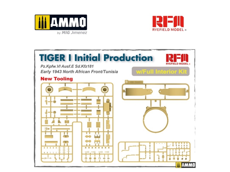 Tiger I initial production early 1943 w/full interior