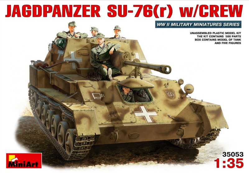 Jagdpanzer SU-76(r) w/CREW