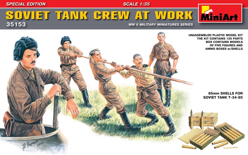 Soviet Tank crew at work SPECIAL EDITION