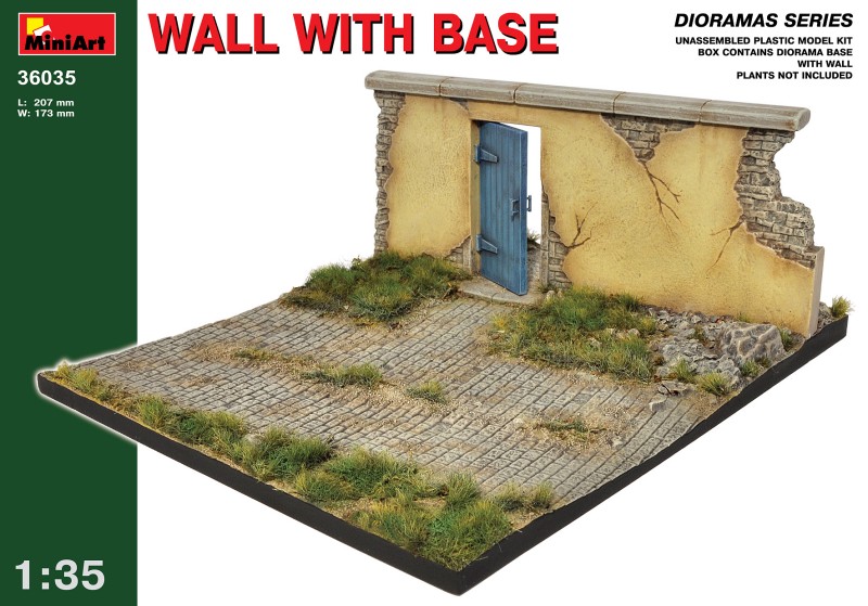 Wall with base