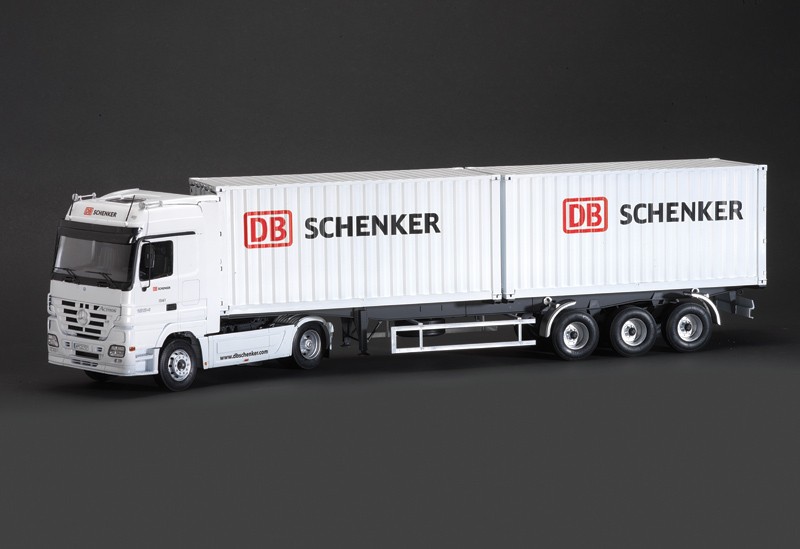 Actros with 2 x 20 Containers trailer DB SCHENKER